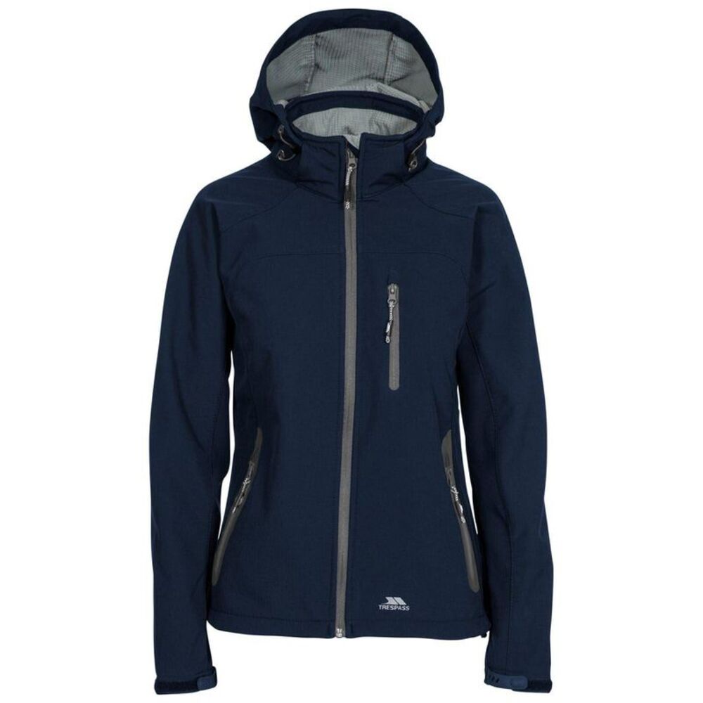 Trespass Womens/Ladies Ellison Soft Shell Jacket / Dark Navy